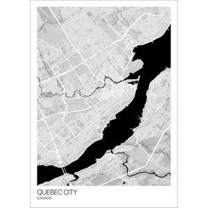 Map of Quebec City, Canada