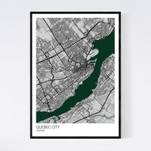 Load image into Gallery viewer, Quebec City City Map Print