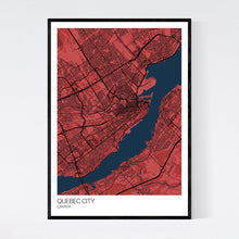 Load image into Gallery viewer, Quebec City City Map Print