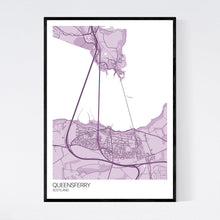 Load image into Gallery viewer, Queensferry Town Map Print
