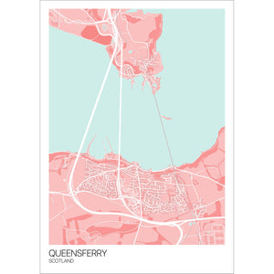 Map of Queensferry, Scotland