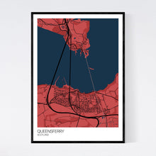 Load image into Gallery viewer, Queensferry Town Map Print