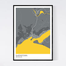Load image into Gallery viewer, Queenstown City Map Print