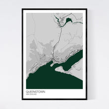 Load image into Gallery viewer, Queenstown City Map Print