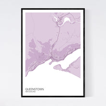 Load image into Gallery viewer, Queenstown City Map Print