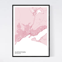 Load image into Gallery viewer, Queenstown City Map Print