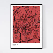 Load image into Gallery viewer, Queluz City Map Print