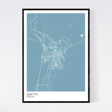 Load image into Gallery viewer, Quetta City Map Print