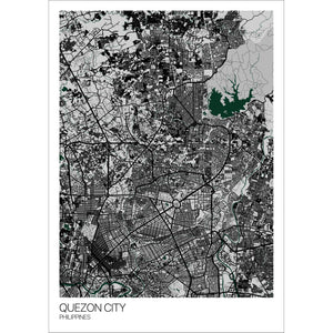 Map of Quezon City, Philippines
