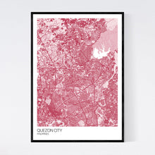 Load image into Gallery viewer, Quezon City City Map Print
