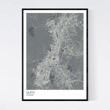 Load image into Gallery viewer, Quito City Map Print