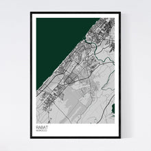 Load image into Gallery viewer, Rabat City Map Print