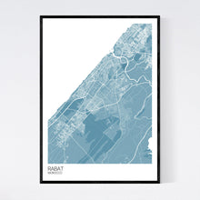 Load image into Gallery viewer, Rabat City Map Print