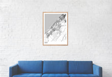 Load image into Gallery viewer, Map of Rabat, Morocco