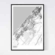 Load image into Gallery viewer, Map of Rabat, Morocco