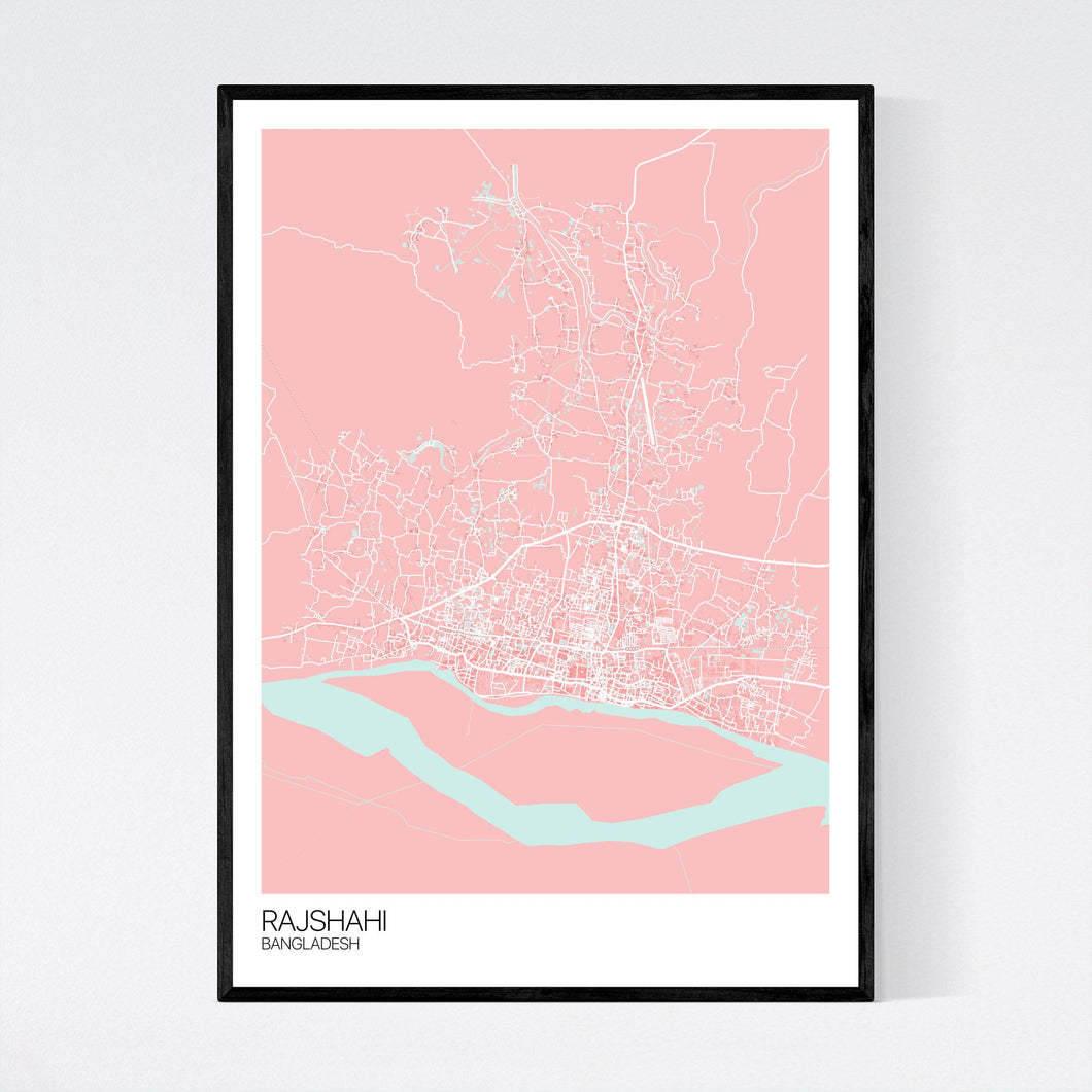 Rajshahi City Map Print