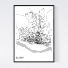 Load image into Gallery viewer, Map of Rajshahi, Bangladesh