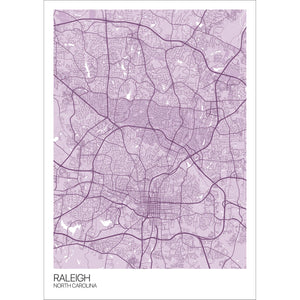 Map of Raleigh, North Carolina