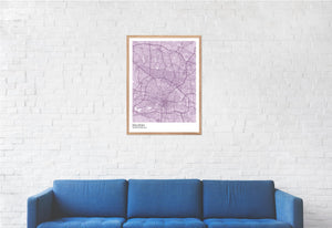 Map of Raleigh, North Carolina