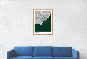 Map of Ramsgate, Kent