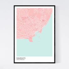 Load image into Gallery viewer, Ramsgate Town Map Print