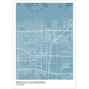 Map of Rancho Cucamonga, California