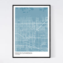 Load image into Gallery viewer, Map of Rancho Cucamonga, California
