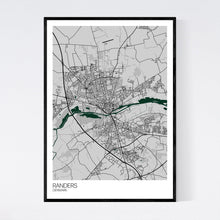 Load image into Gallery viewer, Map of Randers, Denmark