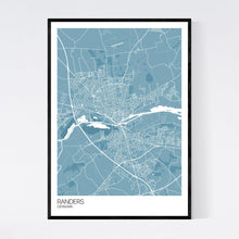 Load image into Gallery viewer, Randers City Map Print