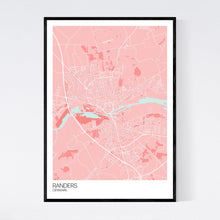 Load image into Gallery viewer, Randers City Map Print