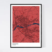 Load image into Gallery viewer, Randers City Map Print