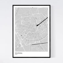 Load image into Gallery viewer, Ravenna City Map Print