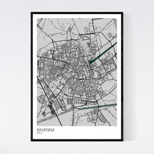 Load image into Gallery viewer, Ravenna City Map Print