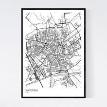 Load image into Gallery viewer, Ravenna City Map Print