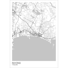 Load image into Gallery viewer, Map of Rayong, Thailand