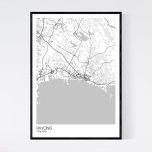 Load image into Gallery viewer, Map of Rayong, Thailand