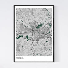 Load image into Gallery viewer, Reading City Map Print