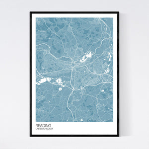 Reading City Map Print
