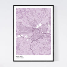 Load image into Gallery viewer, Reading City Map Print