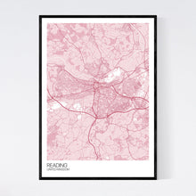 Load image into Gallery viewer, Reading City Map Print