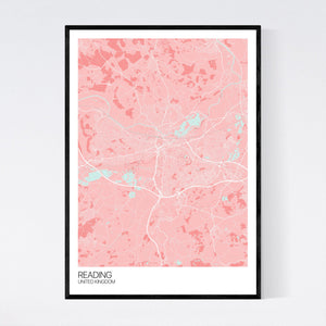 Reading City Map Print