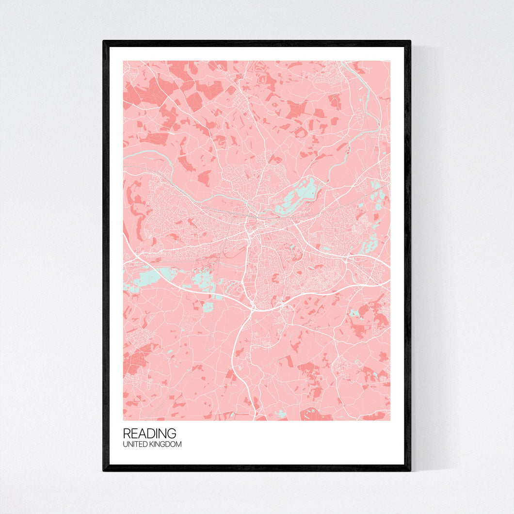 Reading City Map Print