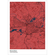 Load image into Gallery viewer, Map of Reading, United Kingdom