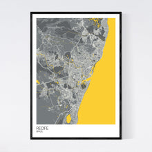 Load image into Gallery viewer, Map of Recife, Brazil