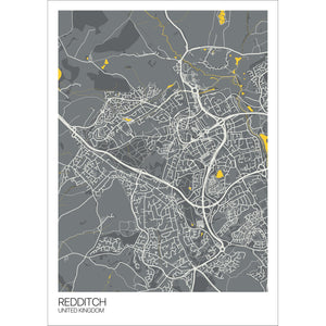 Map of Redditch, United Kingdom