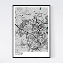 Load image into Gallery viewer, Redditch City Map Print