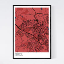 Load image into Gallery viewer, Redditch City Map Print