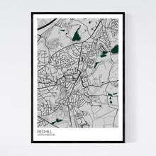Load image into Gallery viewer, Redhill City Map Print