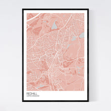 Load image into Gallery viewer, Redhill City Map Print