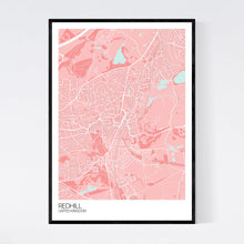 Load image into Gallery viewer, Redhill City Map Print